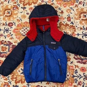 Boys Patagonia Reversible Tribbles Hoody 3T